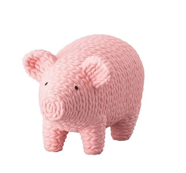 Moderná dekorácia prasiatko Alley, Pets, veľké, 7,8 cm
