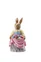 Veľkonočná figúrka pani Zajacovej s vajíčkami, Easter Bunny Friends, 13,3 cm, maľovaná