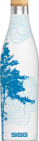 Sigg Dvojstenná fľaša na vodu z nehrdzavejúcej ocele Meridian Sumatra Tree, 0,5 l
