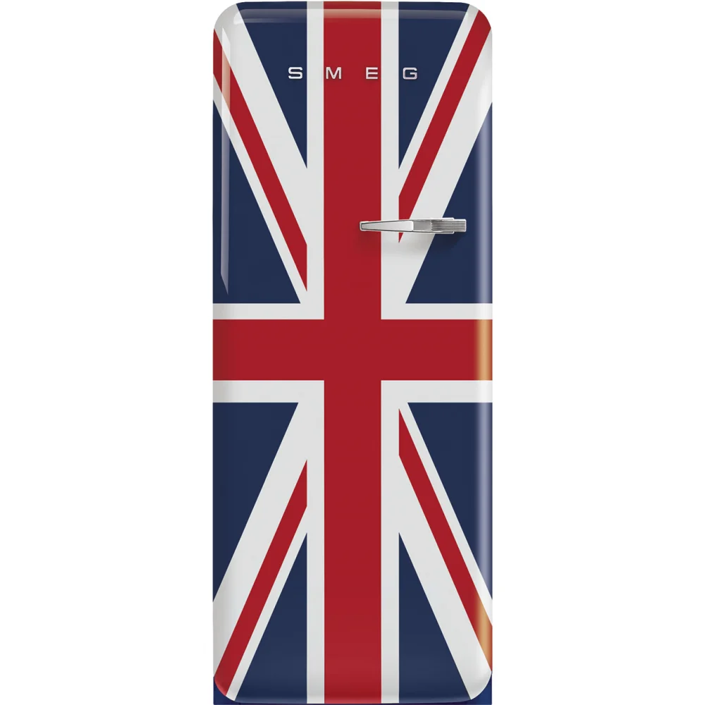 Chladnička + mraziaci box 50´s Retro Style, FAB28 L, 244l/26l, ľavostranné otváranie, Union Jack