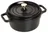 Liatinový hrniec s pokrievkou Cocotte, čierna, 20 cm / 2,2 l