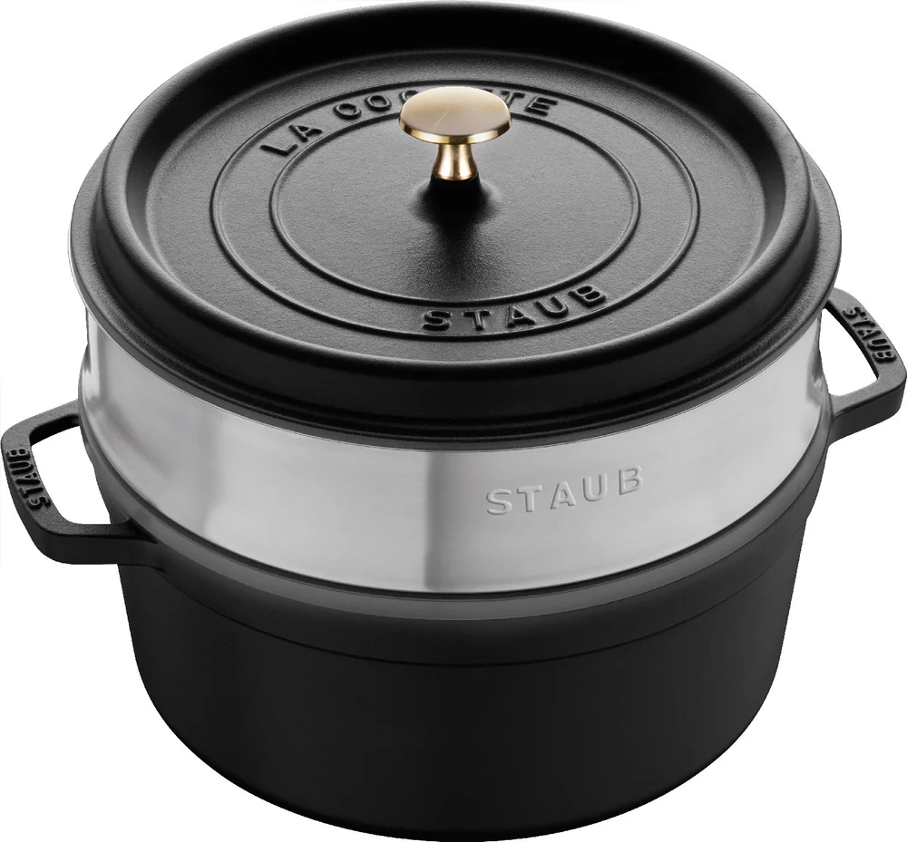 STAUB Cocotte hrnec kulatý 24 cm/3,8l bordó