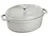 Oválny liatinový hrniec s pokrievkou Cocotte, biela hľuzovka, 29 cm / 4,2 l