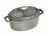 Oválny liatinový hrniec s pokrievkou Cocotte, tmavosivá, 29 cm / 4,2 l