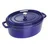 Oválny liatinový hrniec s pokrievkou Cocotte, tmavomodrá, 29 cm / 4,2 l
