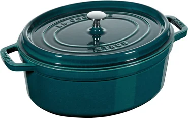Staub Oválny liatinový hrniec s pokrievkou Cocotte, 31 cm / 5,5 l