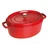 Oválny liatinový hrniec s pokrievkou Cocotte, tmavosivá, 37 cm / 8 l