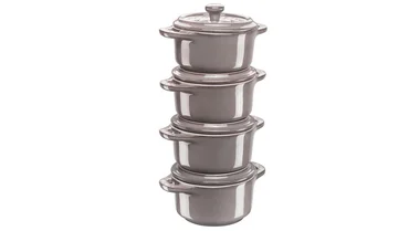 Staub Sada 4 keramických foriem Mini Cocotte , Ø 10 cm