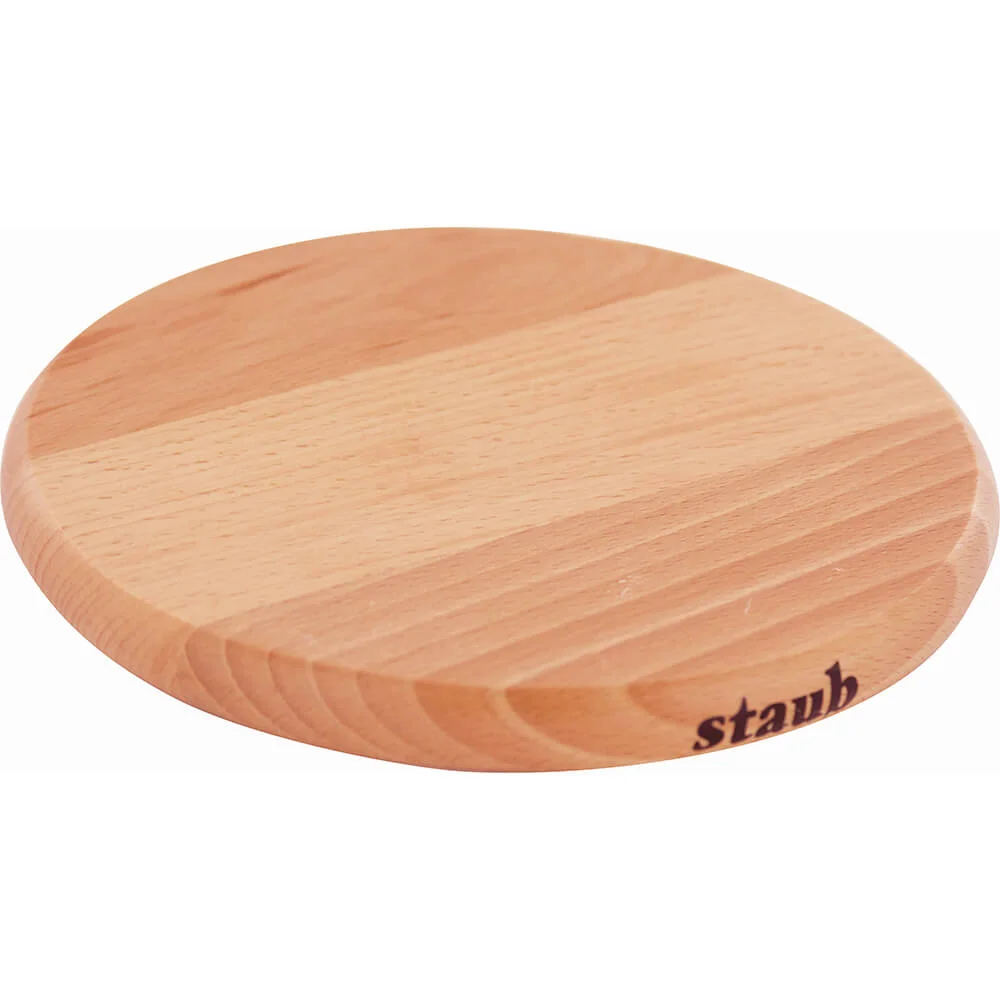 Drevená podložka pod hrnce, magnetická, okrúhla, 23 cm