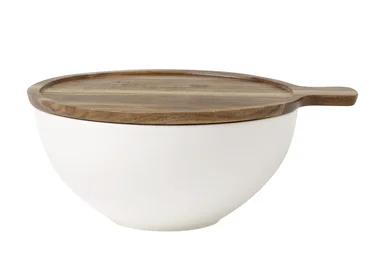 Villeroy & Boch Artesano Original drevený podnos / vrchnák na misu na šalát, Ø 28 cm