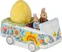 Bunny Tales veľkonočná dekorácia, zajačiky šoférujú minibus
