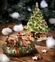 Christmas Toys Memory hracia skrinka / svietnik, vianočný stromček s deťmi, 30 cm