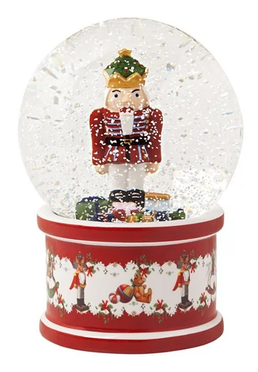 Villeroy & Boch Christmas Toys snehová guľa s Luskáčikom, 17 cm