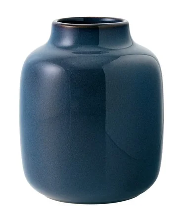 Villeroy & Boch Lave Home bleu uni kameninová váza Nek, 15,5 cm