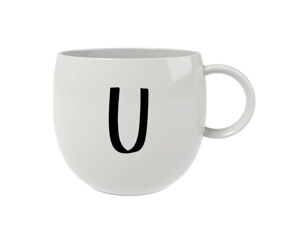 Like hrnček Letters, písmeno U, 0,33 l