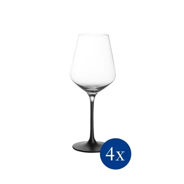 Villeroy & Boch Manufacture Rock súprava pohárov na biele víno 0,38 l, 4 ks