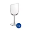 NewMoon poháre na biele víno, 0,3 l, 4 ks