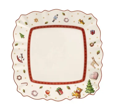 Villeroy & Boch Toy´s Delight dezertný tanier, biely, 22 x 22 cm