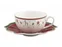 Toy´s Delight kávový / čajový tanierik, červený, 17 cm