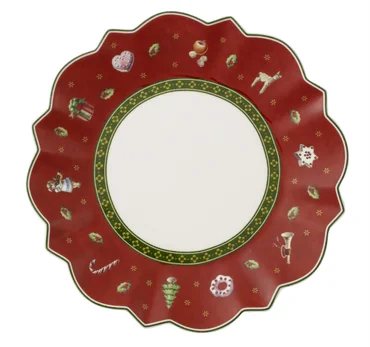 Villeroy & Boch Toy´s Delight pečivový tanier, červený, 17 cm