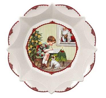 Villeroy & Boch Toy's Fantasy misa, list pre Ježiška, Ø 17 cm