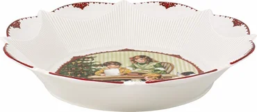 Villeroy & Boch Toy's Fantasy misa, list pre Ježiška, Ø 17 cm