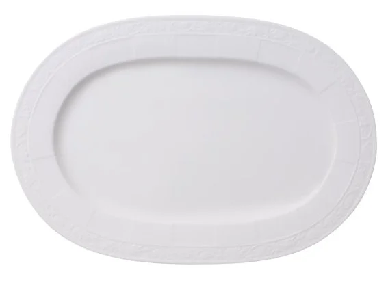 White Pearl oválny servírovací tanier, 35 cm