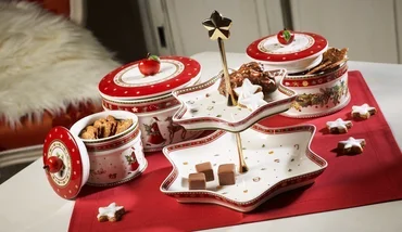 Villeroy & Boch Winter Bakery Delight dóza na cukrovinky, 12 x 11 cm