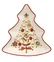 Winter Bakery Delight miska v tvare vianočného stromčeka, 17 cm