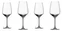 Vivo Voice Basic súprava pohárov na červené víno, 4 ks