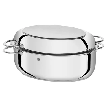 Zwilling Oválny nerezový pekáč s multifunkčnou pokrievkou Plus, 8,5 l