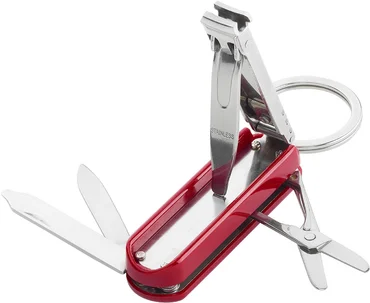 Zwilling Beauty Multifunkční manikúrní přívěšek Inox, 6 cm, červený