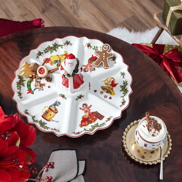 Villeroy & Boch Toy's Fantasy 2020 vianočný delený tanier, 38 cm