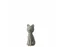 Moderná dekorácia mačka Smokey, Pets, malá, 8 cm