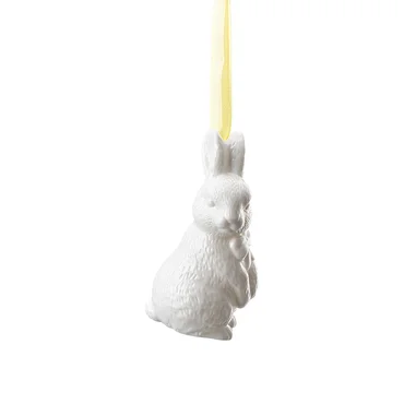 Rosenthal Veľkonočná závesná dekorácia porcelánový zajačik stojaci, 7 cm