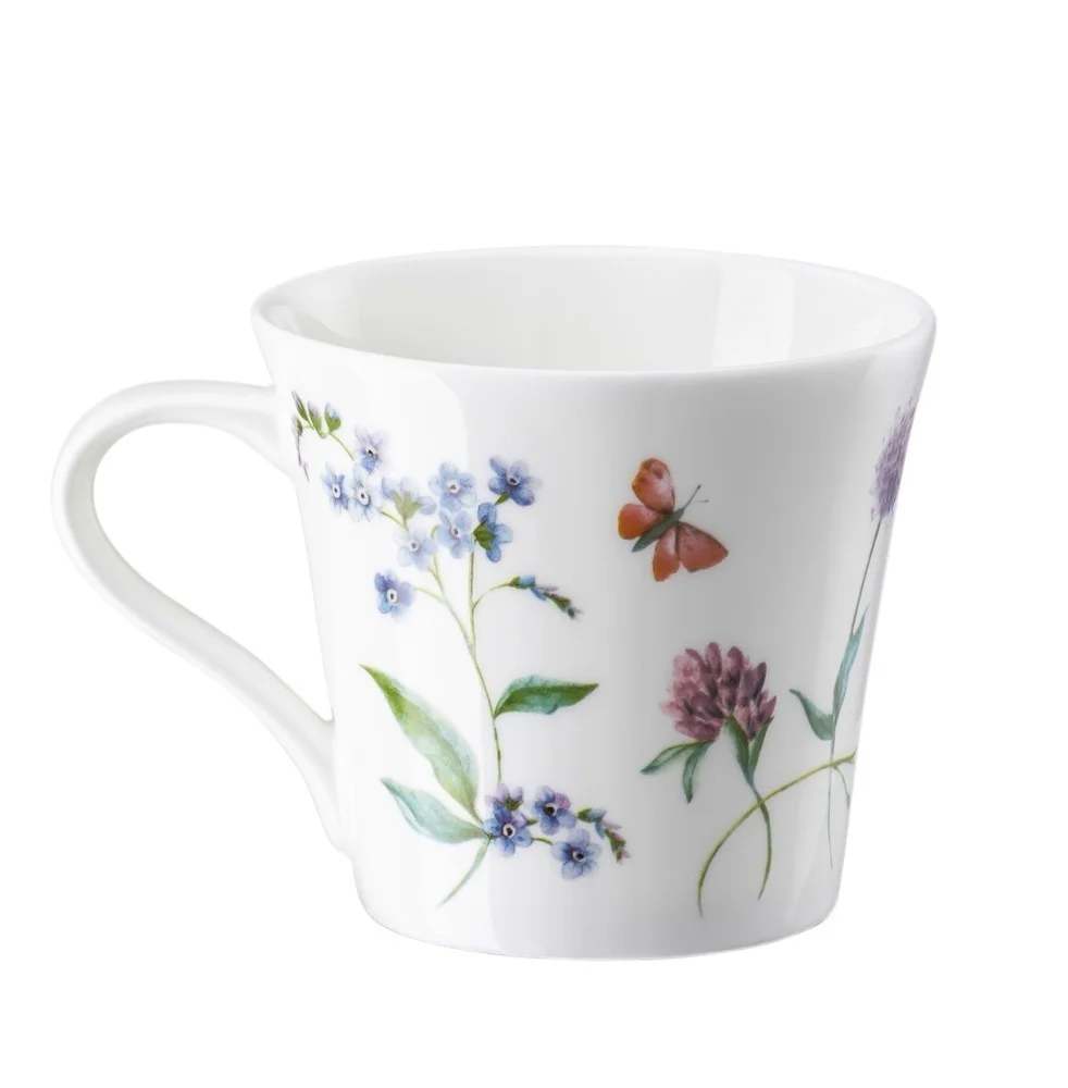 Súprava porcelánu Nora Spring Vibes s kombi šálkou, 6 ks