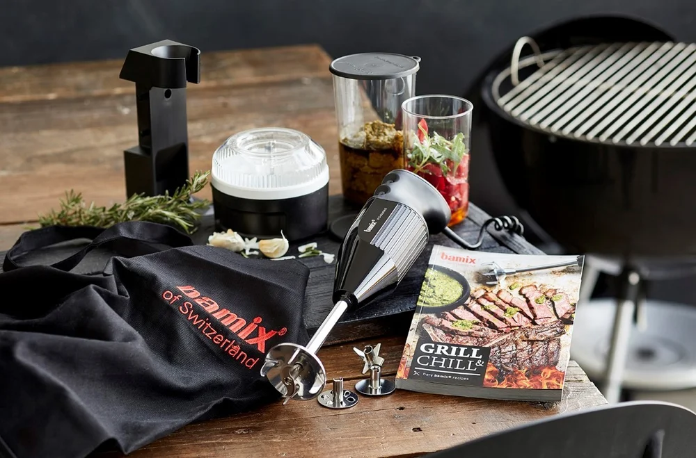Ponorný tyčový mixér BBQ, 200 W, čierny