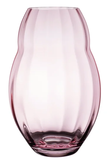Villeroy & Boch Sklenená váza Rose Garden, ružová, 20 cm