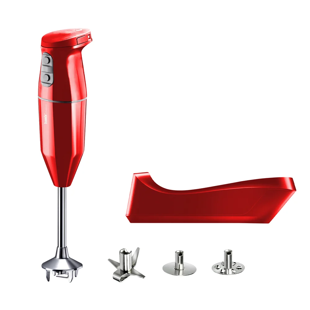 Bezdrôtový tyčový mixér Cordless Plus, červená