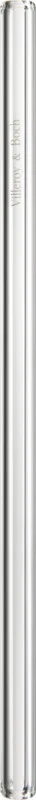 Rovné sklenené slamky Purismo Bar, 20 cm, 4 ks