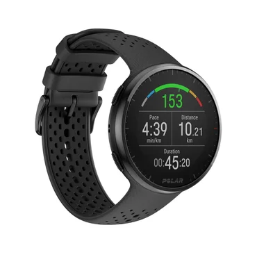 Polar Bežecké hodinky Pacer Pro Advanced, veľkosť S-L, čierno-sivá