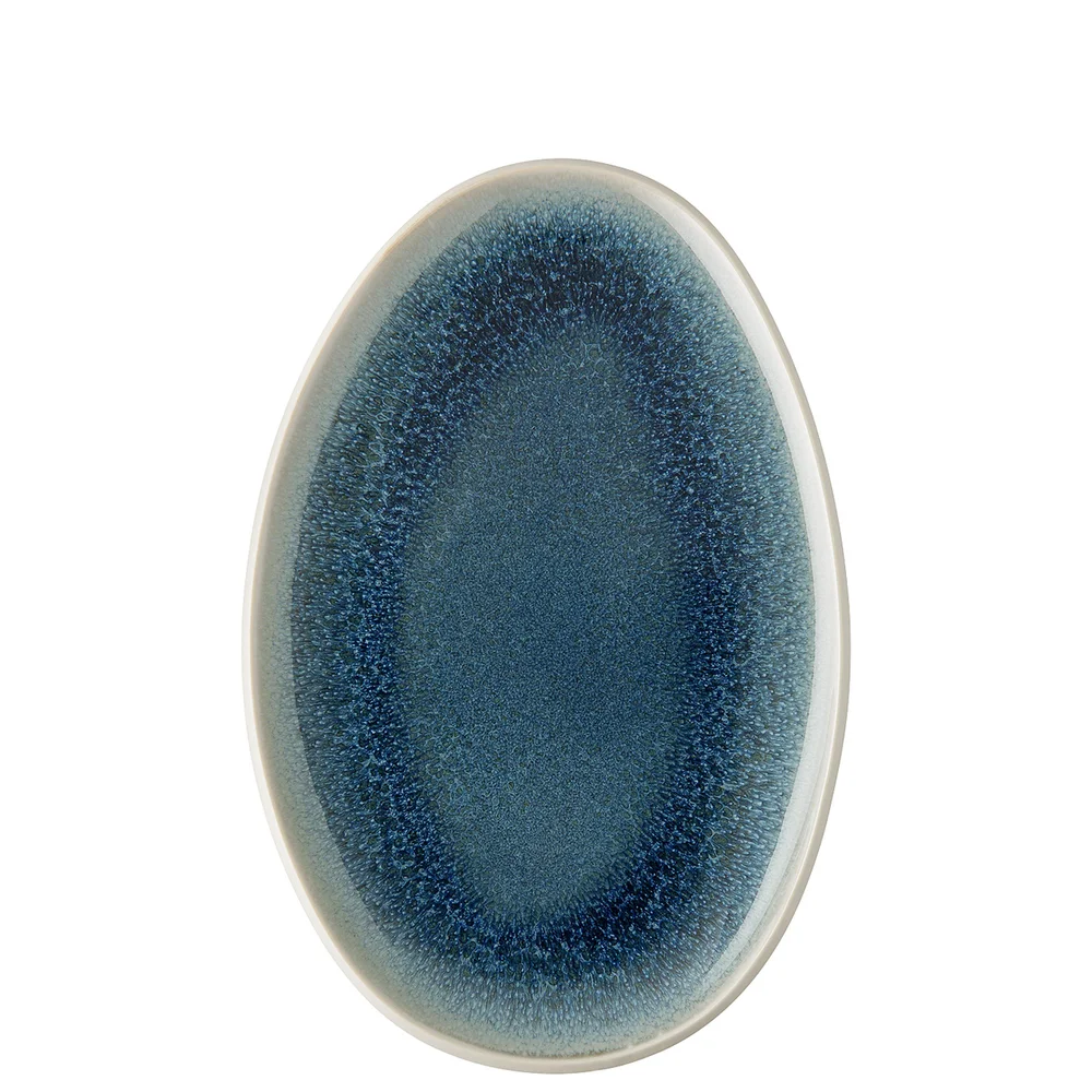 Servírovací tanier Junto Aquamarine oválný, Ø 28 cm