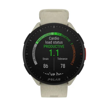 Polar Bežecké hodinky Pacer s GPS, veľkosť S-L, biela
