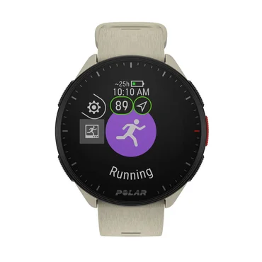 Polar Bežecké hodinky Pacer s GPS, veľkosť S-L, biela
