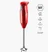 Bezdrôtový tyčový mixér Cordless PRO, červená