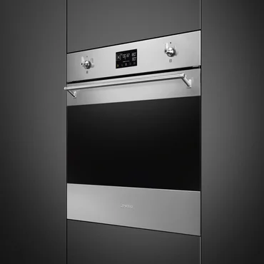 Smeg Vstavaná rúra Classic, 60 cm, objem 68 l, SOP6302S2PX, nerezová