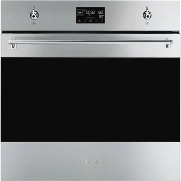 Smeg Vstavaná rúra Classic, 60 cm, objem 68 l, SOP6302S2PX, nerezová