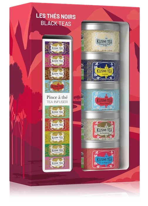 Darčeková súprava Black teas so sitkom na čaj
