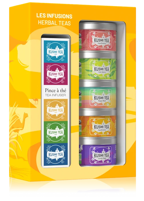 Darčeková súprava Herbal teas so sitkom na čaj