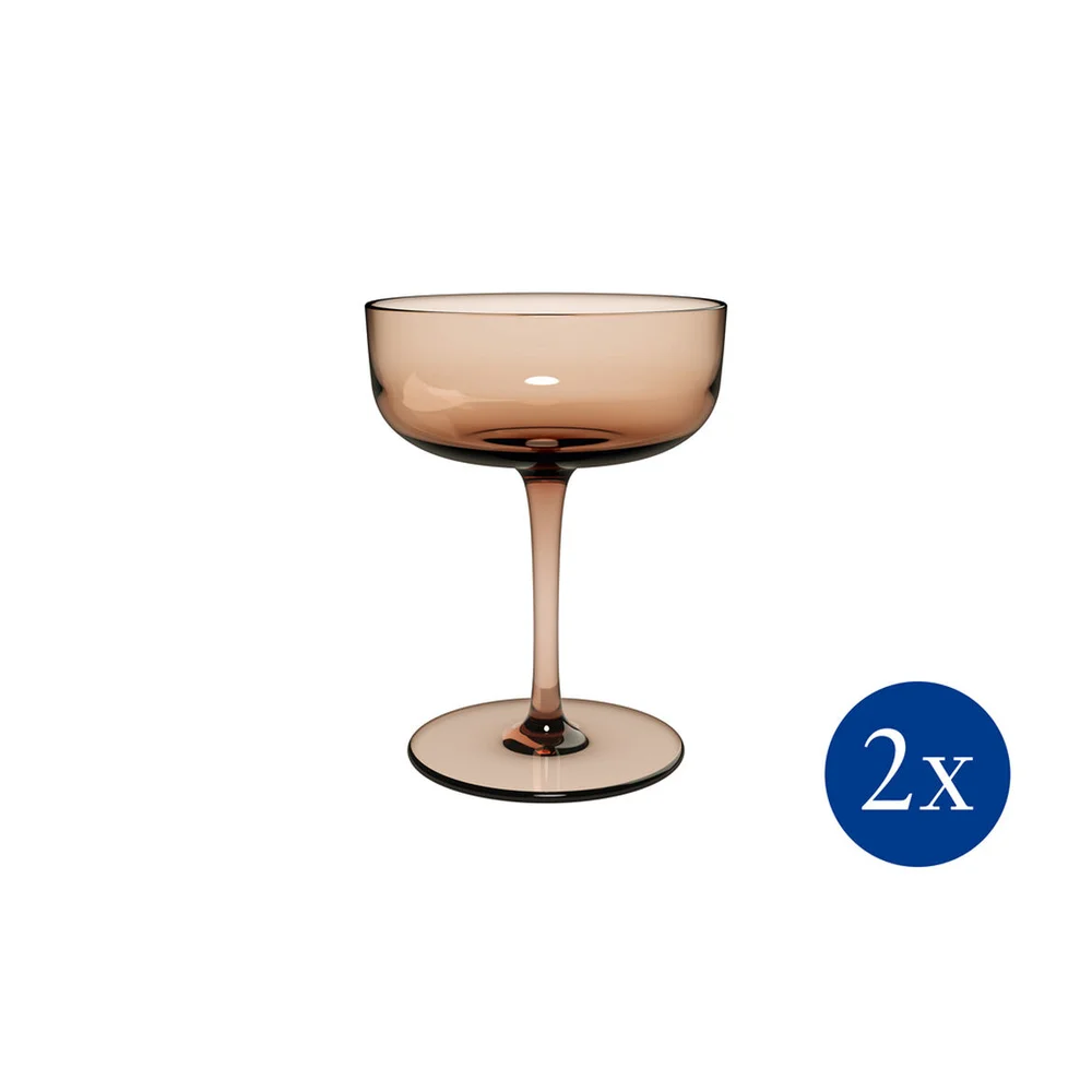 Pohár na šampanské / dezerty Like Clay, 100 ml, 2 ks